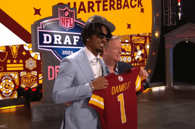 No. 2 NFL Draft Pick Jayden Daniels Gives 'Everything to God' As He