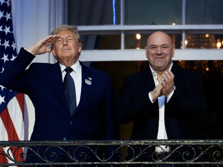 Dana White Says Storm Split Around White House, Sparks Divine Intervention Debate