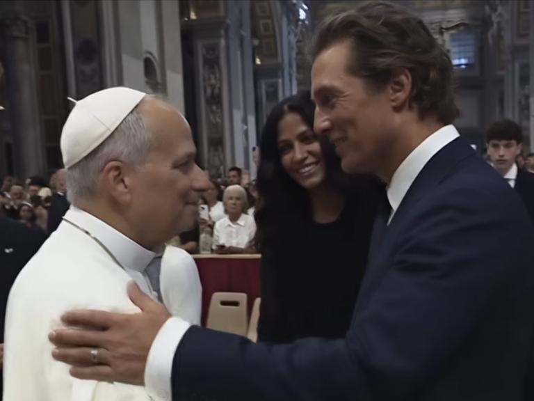 Matthew McConaughey Discusses Meeting With the Pope, Political Aspirations