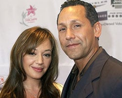 Leah Remini and Angelo Pagan