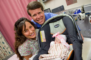 Michelle, Jim Bob, and Josie Duggar