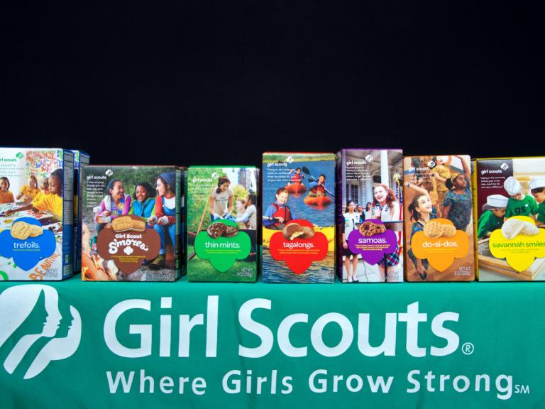 Girl Scout Troop 6000 Sells Cookies to Help Girls Experiencing Homelessness