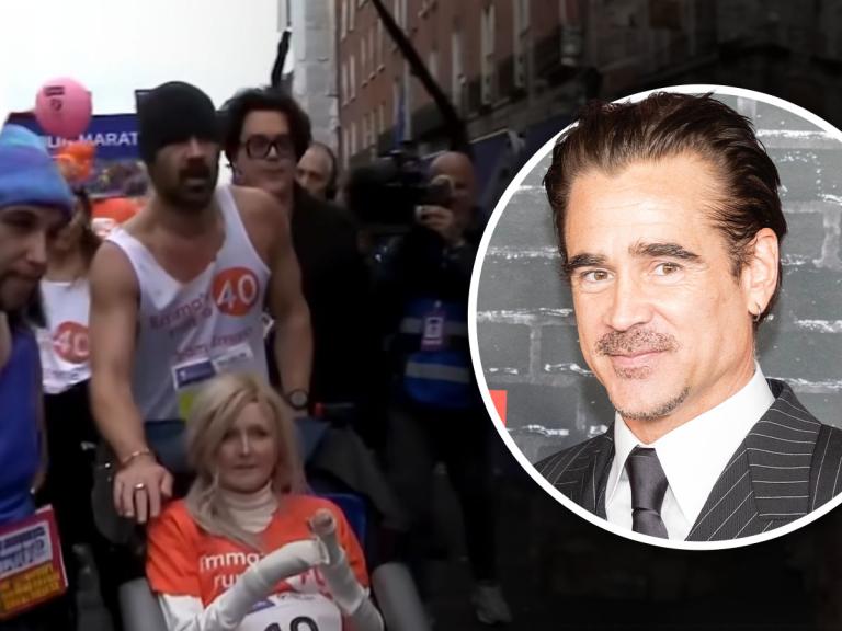 Colin Farrell Completes Dublin Marathon With A Heartfelt Push, Raising ...