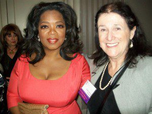 with Oprah