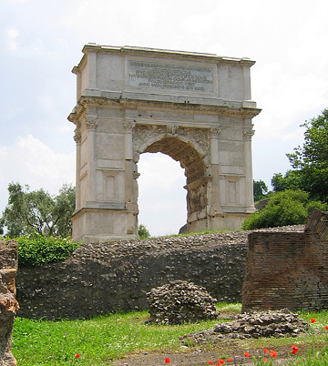 arch of titus rick steves clip