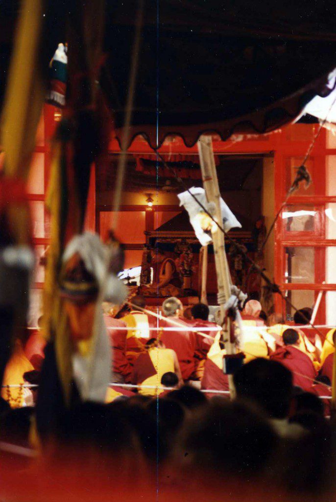 Photo Credit: Arnie Kozak, Bodhgaya 1985